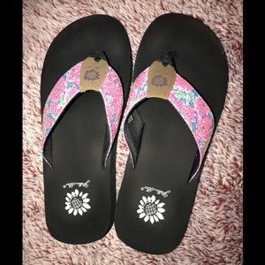 Yellow Box Flip- Flops